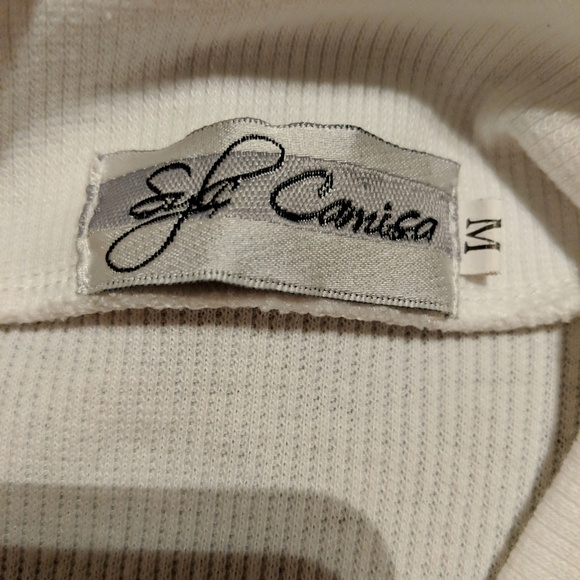 Syle camisa long sleeves white sweater size M - Picture 4 of 4